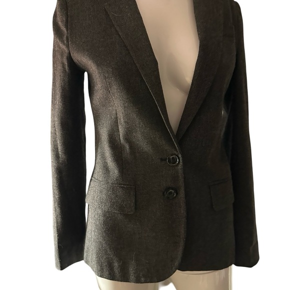 French Connection Gray Tailored Blazer with Notched Lapels - Picture 4 of 6